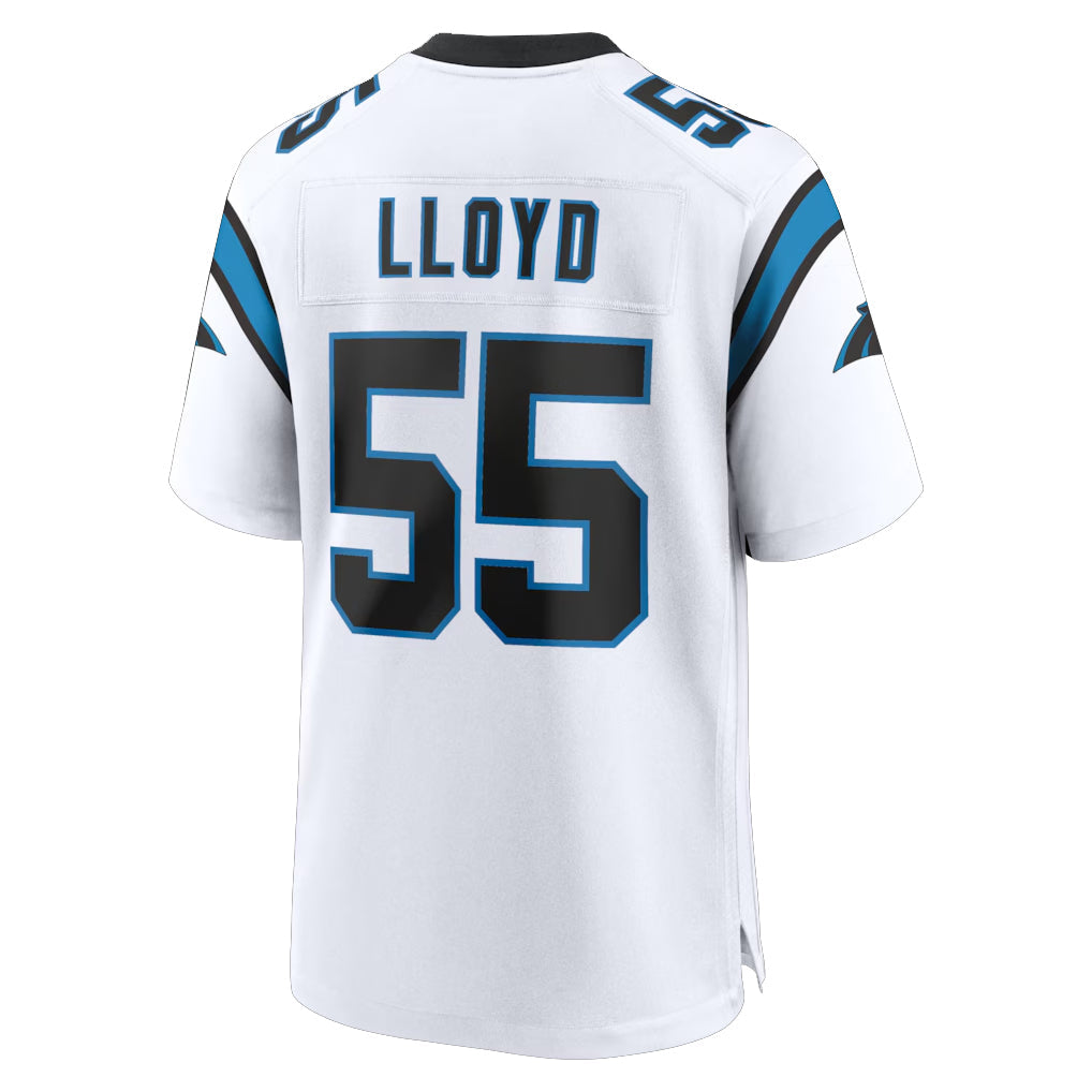 STECN C.Panthers #55 Devin Lloyd Player White Home Game Stitched Jerseys