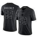 STECN C.Panthers #59 Luke Kuechly Player Black REFLECTIVE Limited Stitched Jerseys