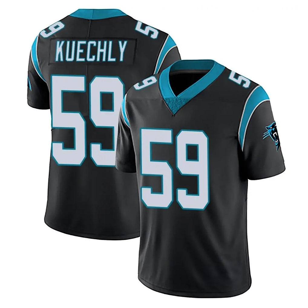 STECN C.Panthers #59 Luke Kuechly Player Black Vapor Untouchable Limited Game Stitched Jerseys