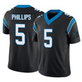 STECN C.Panthers #5 Jaelan Phillips Player Black Vapor F.U.S.E. Limited Home Game Stitched Jerseys