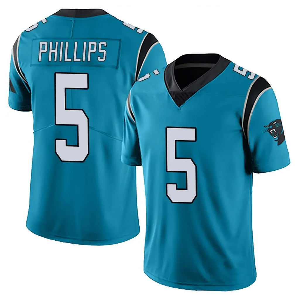 STECN C.Panthers #5 Jaelan Phillips Player Blue Vapor Untouchable Limited Game Stitched Jerseys