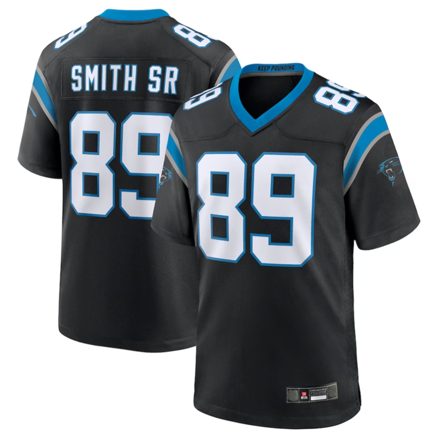 STECN C.Panthers #89 Steve Smith Sr. Black Retired Player Game Stitched Jerseys