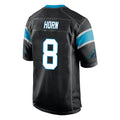 STECN C.Panthers #8 Jaycee Horn Player Black Game Stitched Jerseys