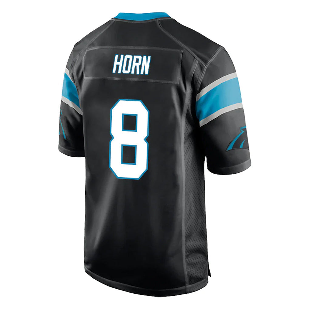 STECN C.Panthers #8 Jaycee Horn Player Black Game Stitched Jerseys