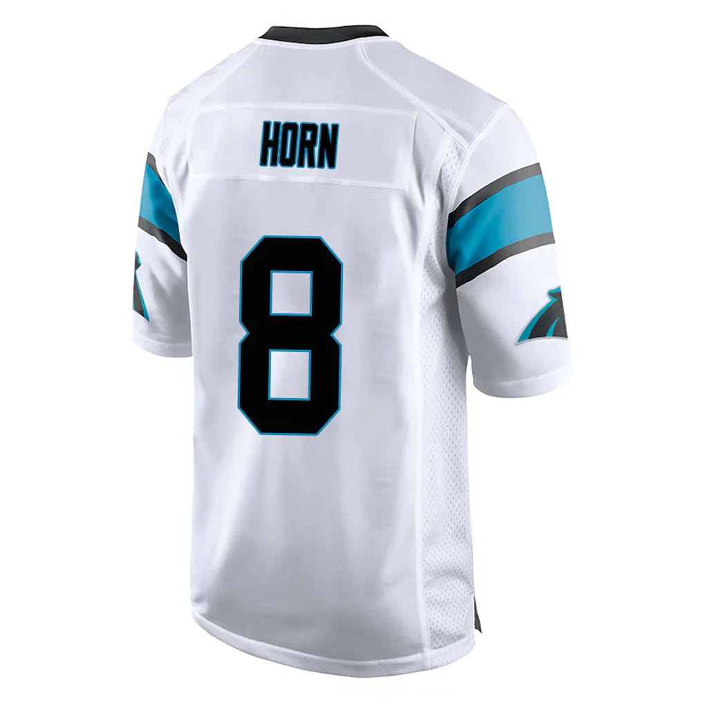 STECN C.Panthers #8 Jaycee Horn Player White Game Stitched Jerseys