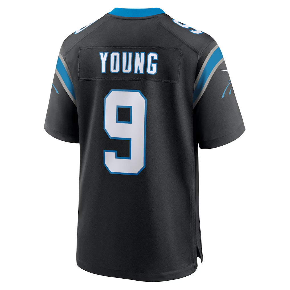 STECN C.Panthers #9 Bryce Young Black Team Game Stitched Jerseys
