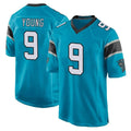 STECN C.Panthers #9 Bryce Young Player Blue Game Stitched Jerseys