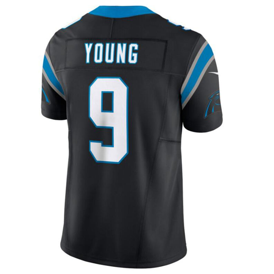 STECNC.Panthers #9 Bryce Young Black Vapor F.U.S.E. Limited Jersey American Stitched  Jerseys