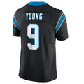 STECNC.Panthers #9 Bryce Young Black Vapor F.U.S.E. Limited Jersey American Stitched  Jerseys