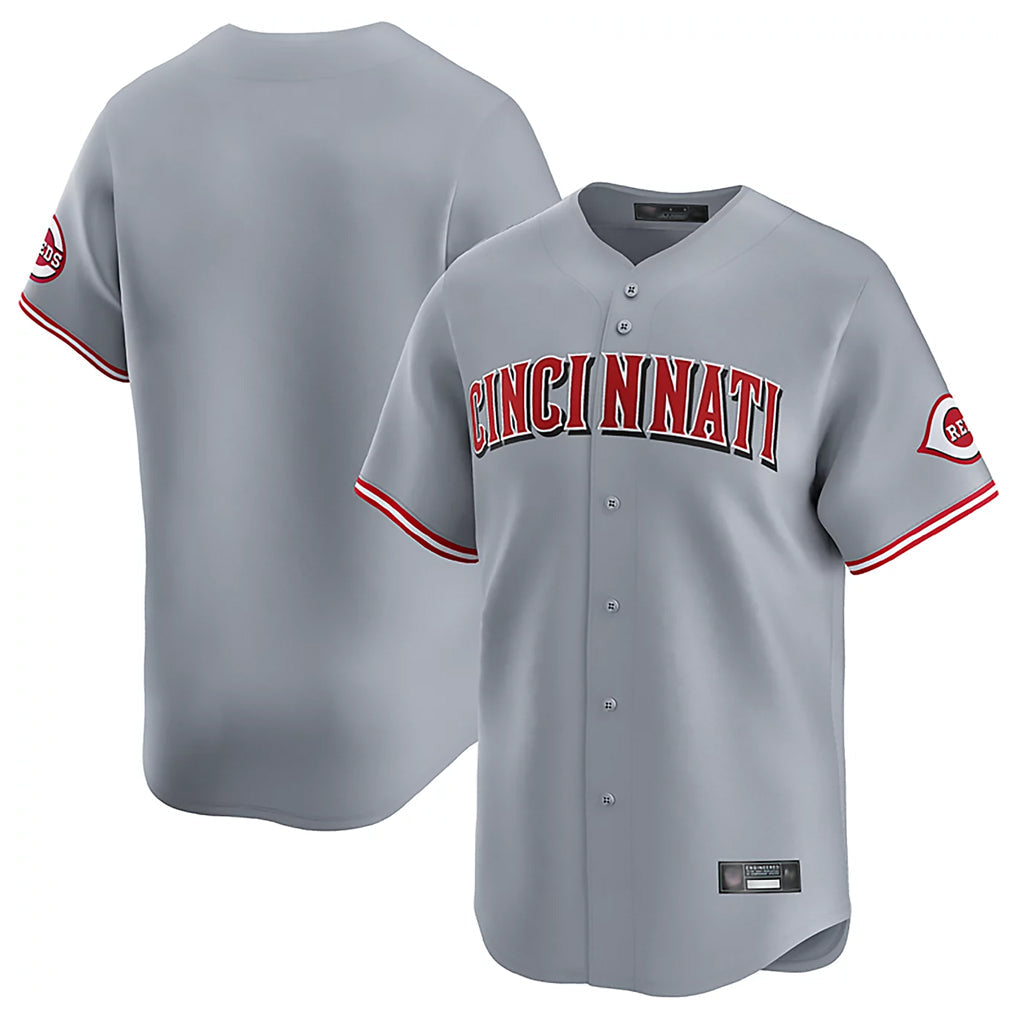 STECN C.Reds Gray Home Limited Blank Player Stitched Jerseys