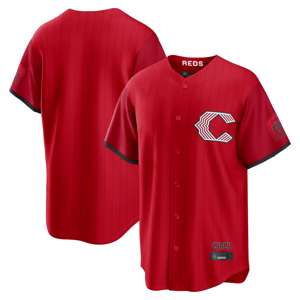 STECN C.Reds Red 2026 City Connect Home Game Blank Player Stitched Jerseys