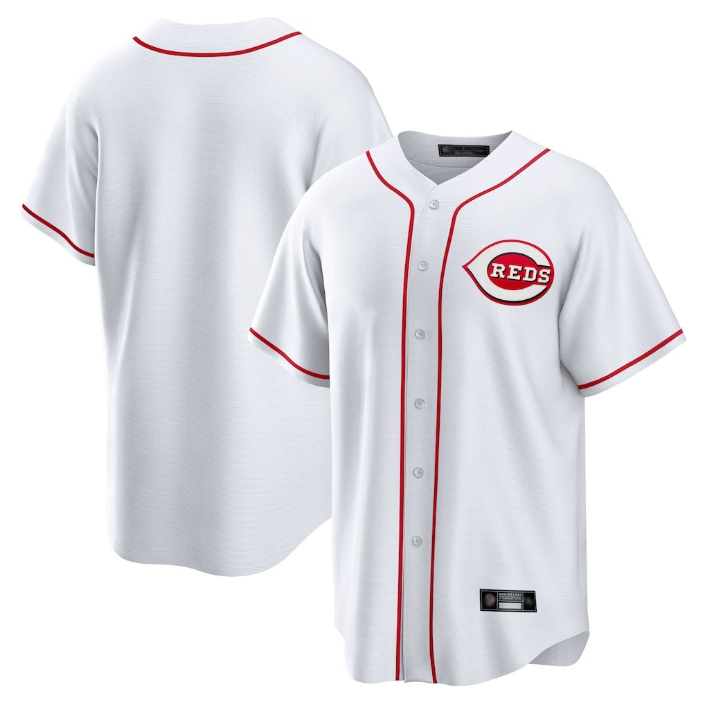 STECN C.Reds White Game Home Blank Player Stitched Jerseys