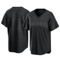 STECN C.Reds #11 Barry Larkin Player Black T-shirt Game Home Stitched Jerseys