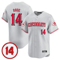 STECN C.Reds #14 Pete Rose Player Gray Vapor Premier Limited Home Stitched Jerseys