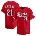 STECN C.Reds #21 Hunter Greene Player Red Home Limited Stitched Jerseys