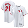 STECN C.Reds #21 Hunter Greene Player White Home Game Stitched Jerseys