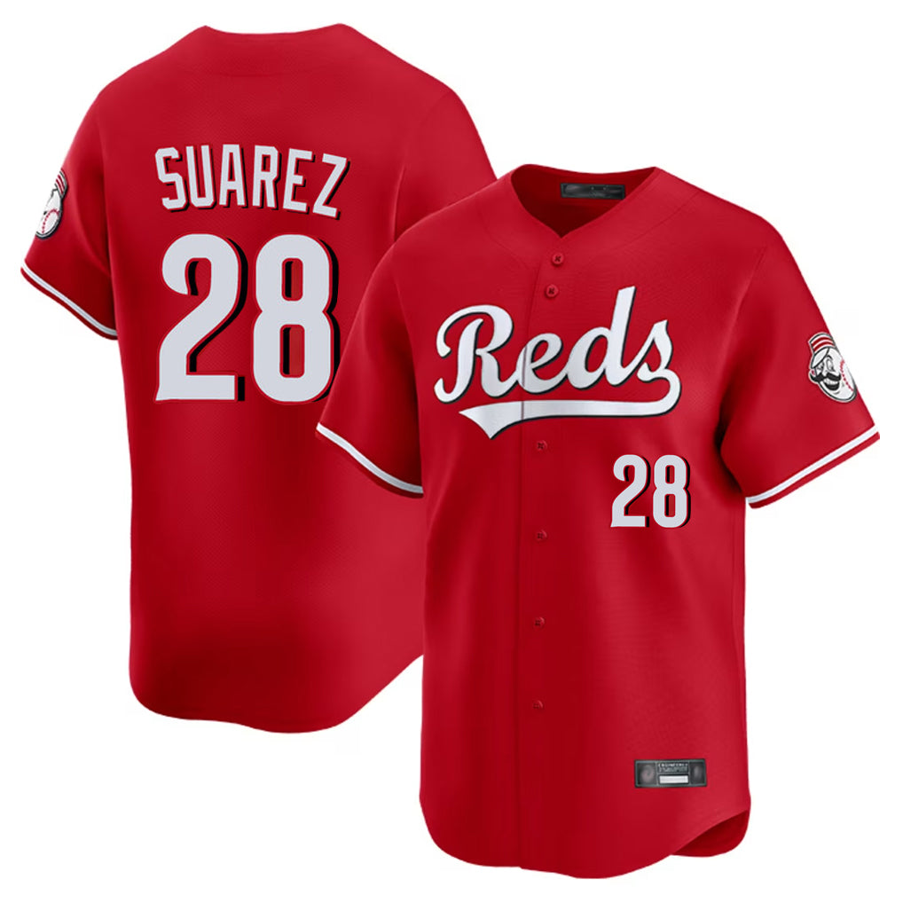STECN C.Reds #28 Eugenio Su¡§¡érez Player Red Home Limited Stitched Jerseys