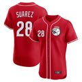 STECN C.Reds #28 Eugenio Su¡§¡érez Player Red Limited Elite Home Game Stitched Jerseys