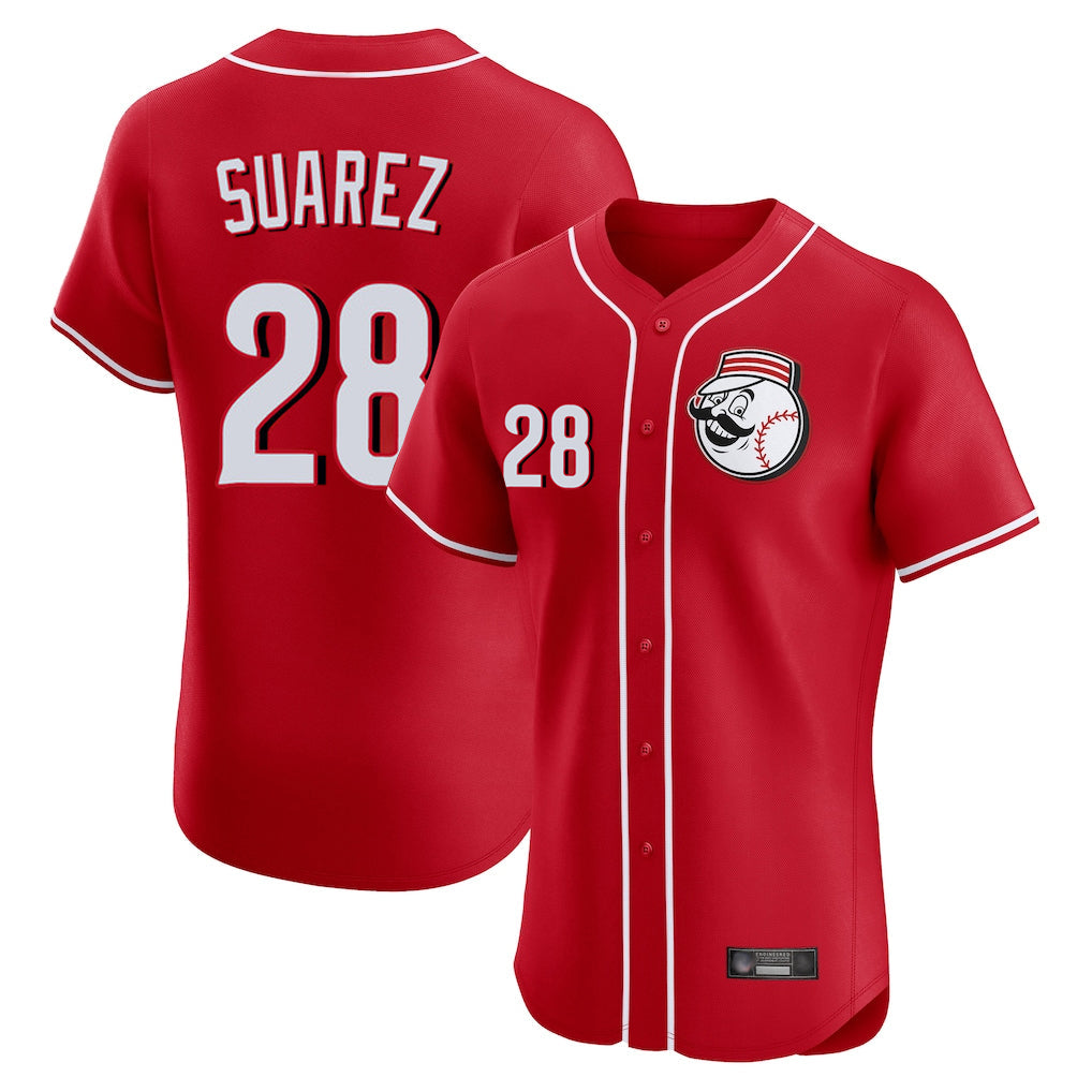 STECN C.Reds #28 Eugenio Su¡§¡érez Player Red Limited Elite Home Game Stitched Jerseys