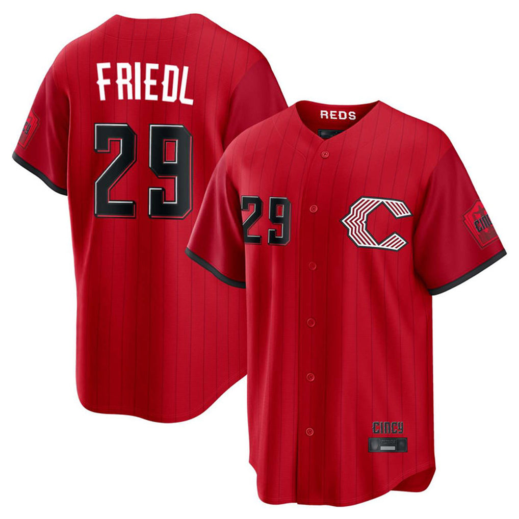 STECN C.Reds #29 TJ Friedl Player Red 2026 City Connect Home Game Stitched Jerseys