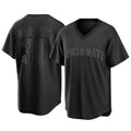 STECN C.Reds #30 Ken Griffey Player Black T-shirt Game Home Stitched Jerseys