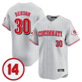 STECN C.Reds #30 Ken Griffey Player Gray Vapor Premier Limited Home Stitched Jerseys