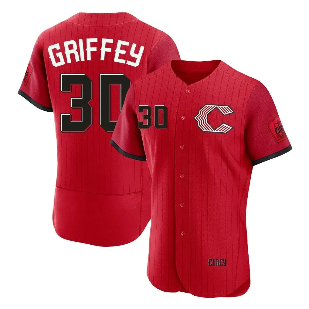 STECN C.Reds #30 Ken Griffey Player Red 2026 City Connect Limited Elite Home Stitched Jerseys
