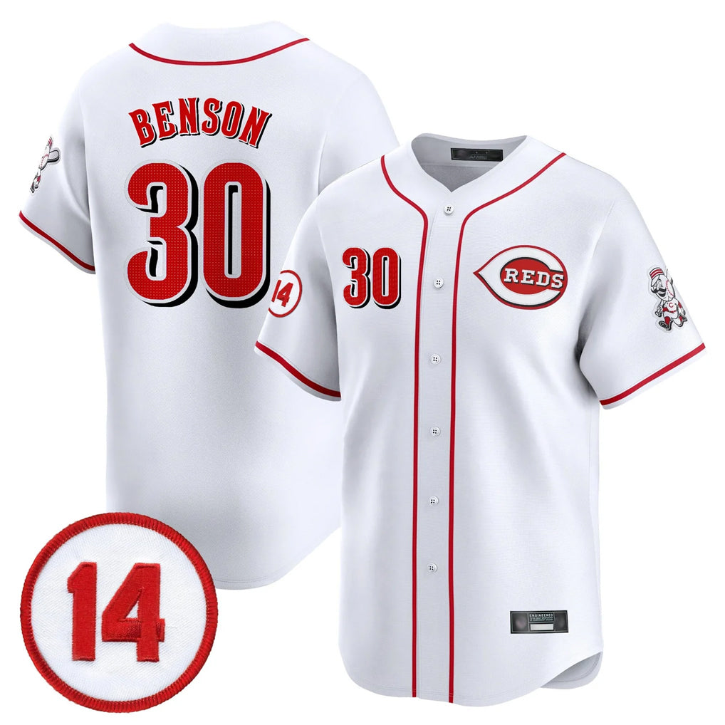 STECN C.Reds #30 Ken Griffey Player White Vapor Premier Limited Home Stitched Jerseys