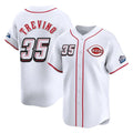 STECN C.Reds #35 Jose Trevino Player White Speedway Classic Home Limited Stitched Jerseys