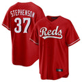 STECN C.Reds #37 Tyler Stephenson Player Red Home Game Stitched Jerseys