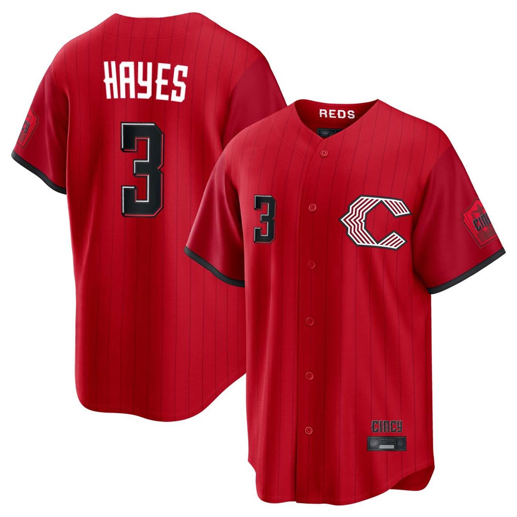 STECN C.Reds #3 Ke'Bryan Hayes Player Red 2026 City Connect Home Game Stitched Jerseys