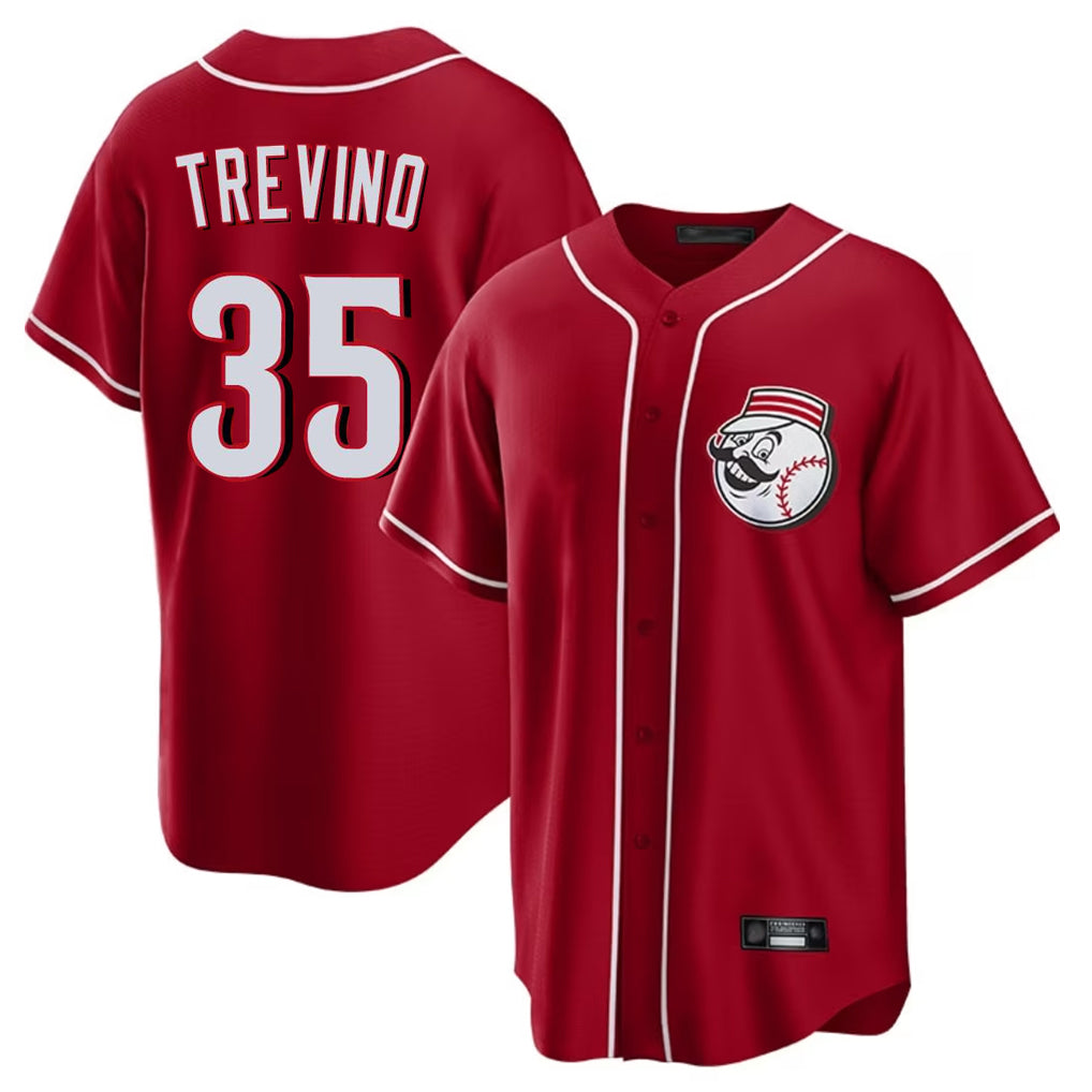 STECN C.Reds #3 Ke'Bryan Hayes Player Red Game Home Stitched Jerseys