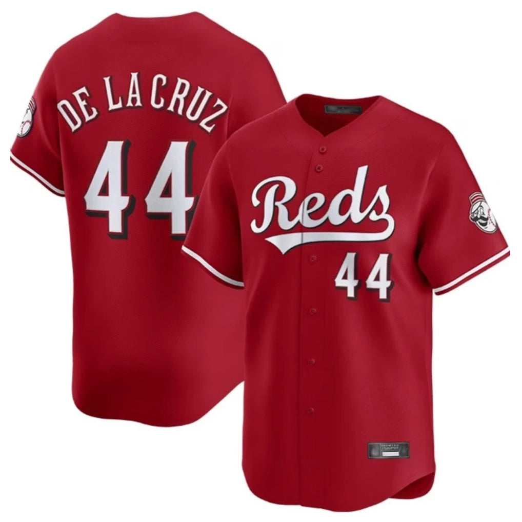 STECN C.Reds #44 Elly De La Cruz Player Red Home Limited Stitched Jerseys