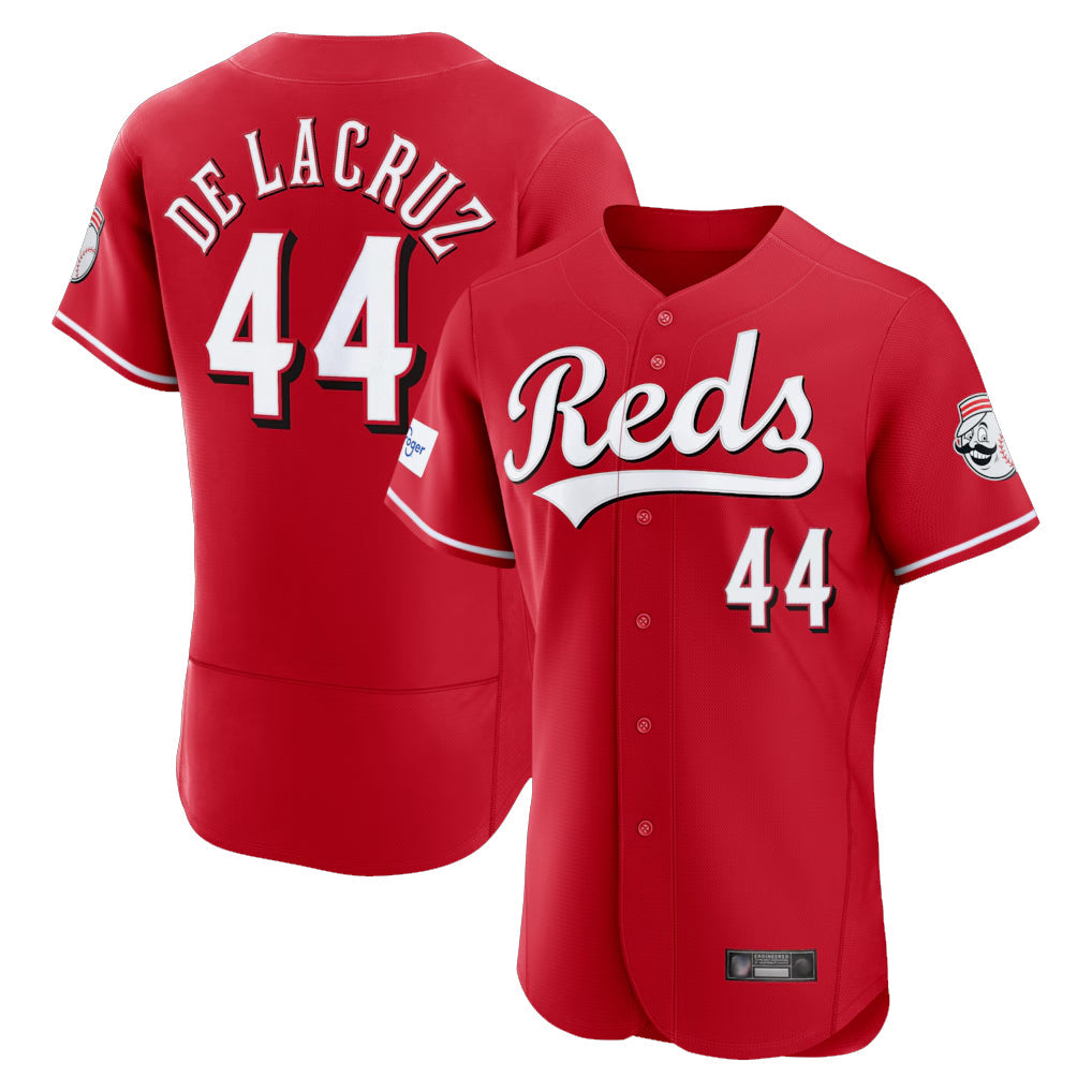 STECN C.Reds #44 Elly De La Cruz Player Red Limited Elite Home Stitched Jerseys