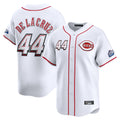 STECN C.Reds #44 Elly De La Cruz Player White Speedway Classic Home Limited Stitched Jerseys