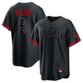 STECN C.Reds #9 Matt McLain Player Black City Connect Home Game Stitched Jerseys