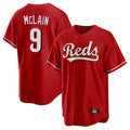 STECN C.Reds #9 Matt McLain Player Red Home Game Stitched Jerseys