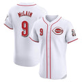 STECN C.Reds #9 Matt McLain Player White Limited Elite Home Stitched Jerseys