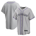 STECN C.Rockies Gray Game Home Blank Player Stitched Jerseys