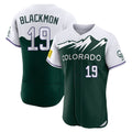 STECN C.Rockies #19 Charlie Blackmon Player Green City Connect Limited Elite Home Stitched Jerseys