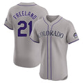 STECN C.Rockies #21 Kyle Freeland Player Gray Limited Elite Home Stitched Jerseys