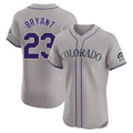 STECN C.Rockies #23 Kris Bryant Player Gray Limited Elite Home Stitched Jerseys