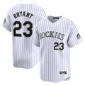 STECN C.Rockies #23 Kris Bryant Player White Limited Home Stitched Jerseys