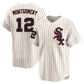 STECN C.White Sox #12 Colson Montgomery Player Cream Cooperstown Collection Limited Home Stitched Jerseys