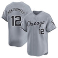 STECN C.White Sox #12 Colson Montgomery Player Gray Road Limited Home Stitched Jerseys