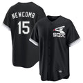 STECN C.White Sox #15 Sean Newcomb Player Black Spring Training Game Stitched Jerseys