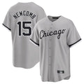 STECN C.White Sox #15 Sean Newcomb Player Gray Home Game Stitched Jerseys