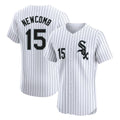 STECN C.White Sox #15 Sean Newcomb Player White Stripe Limited Elite Home Stitched Jerseys