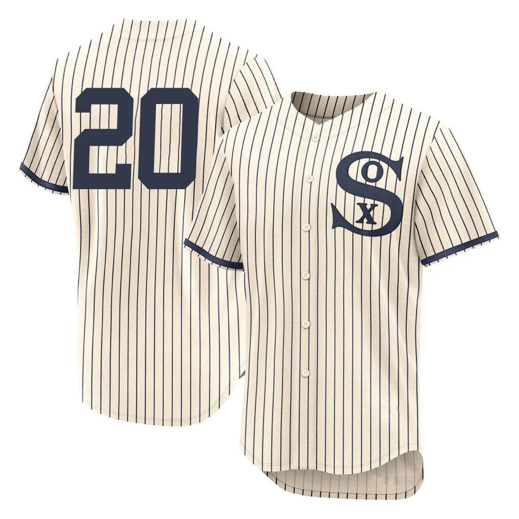 STECN C.White Sox #20 Miguel Vargas Player Cream Field of Dreams Limited Elite Home Stitched Jerseys