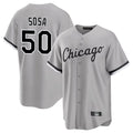 STECN C.White Sox #50 Lenyn Sosa Player Gray Home Game Stitched Jerseys